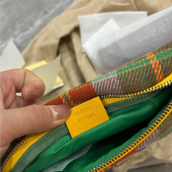 Gucci New Waist Bag Bum Bag 502095 Check Multicolor - Picture 4 of 7